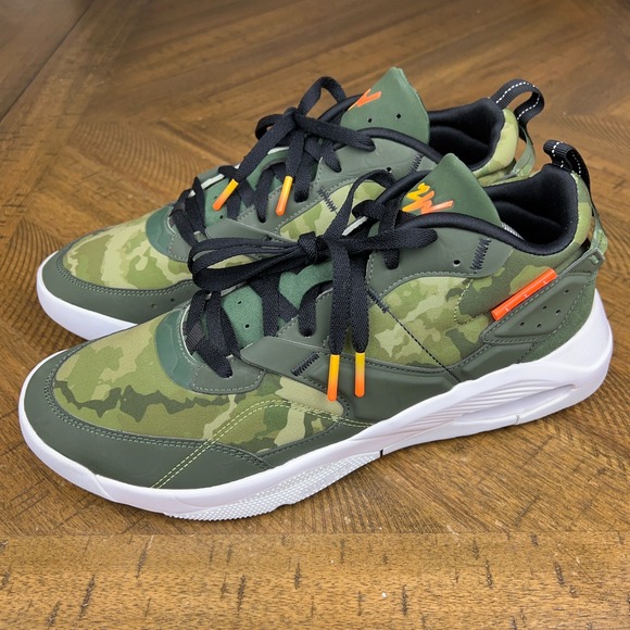Nike Air Jordan Shoes Mens 11.5 NFH Bayou Boys Zion Williamson Camo Sneakers - Picture 2 of 9